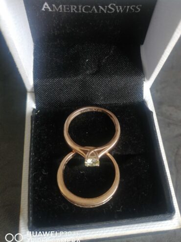 Rose Gold diamond ring