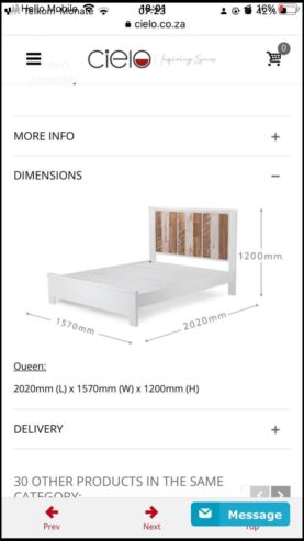 Cielo Waldorf Bed Queen