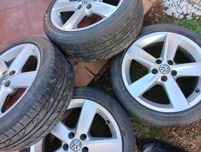 Vw polo tsi mags with tyres