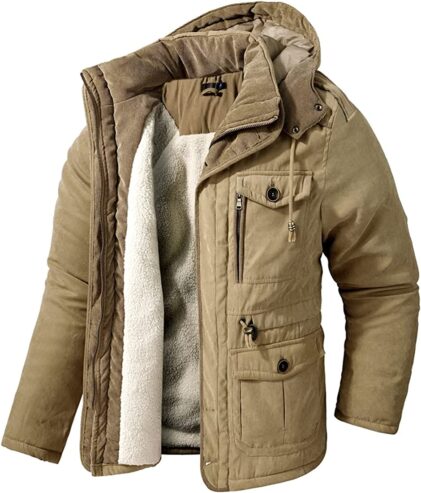 Mr.Stream Men’s Winter Hooded Jacket