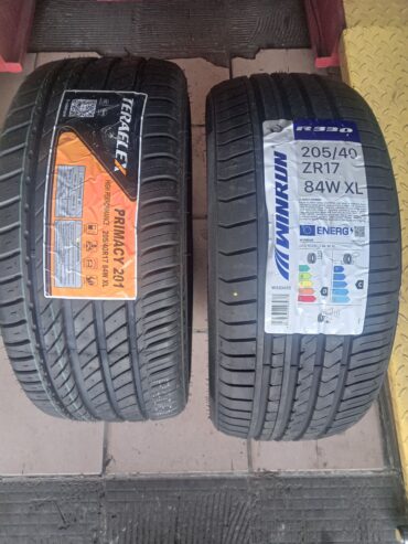 Brand new and used tyres