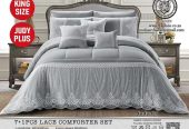 8 piece lace comforter