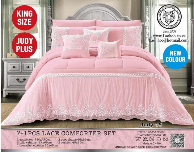 8 piece lace comforter