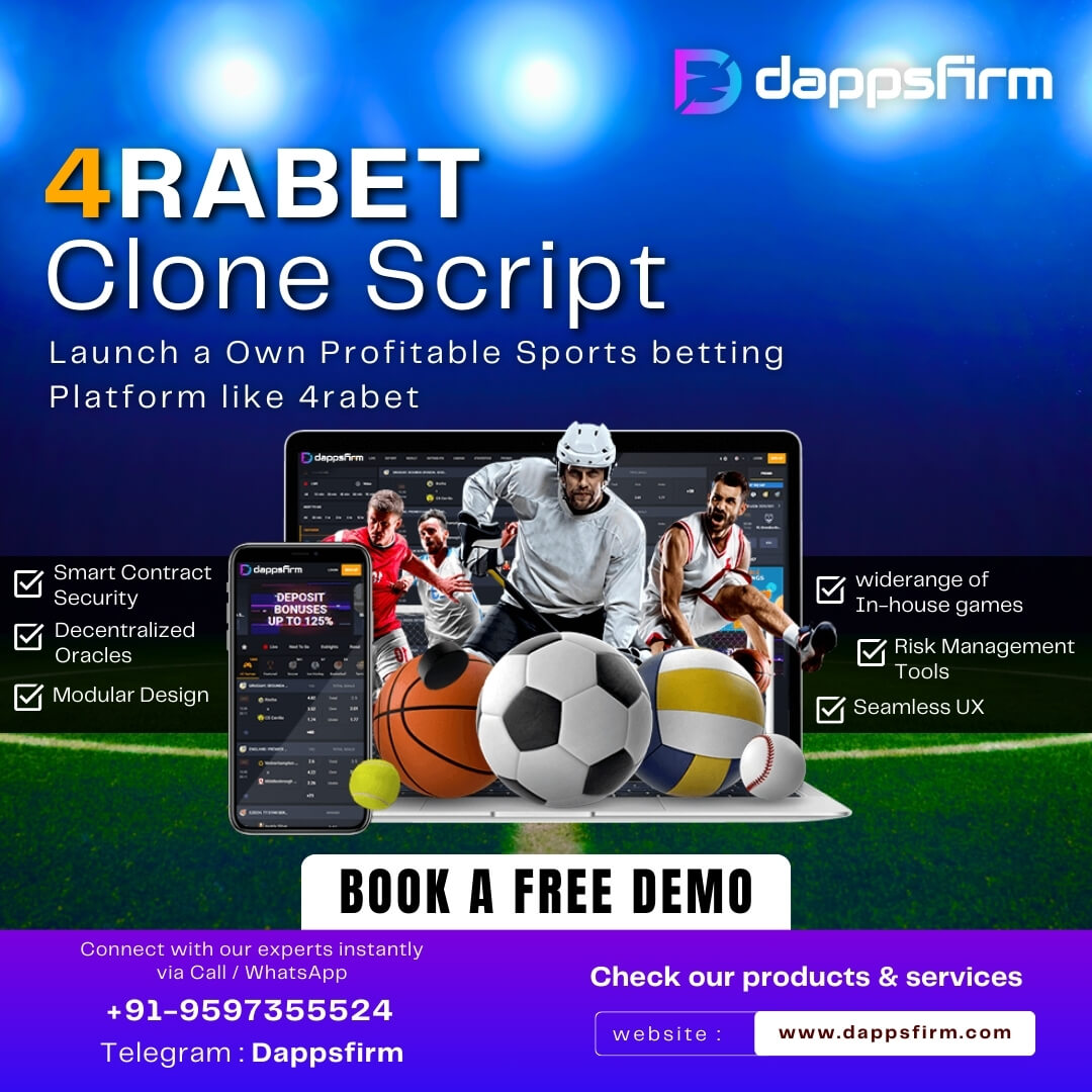 Get a Bespoke 4rabet Clone Script for Your Online Gambling Business