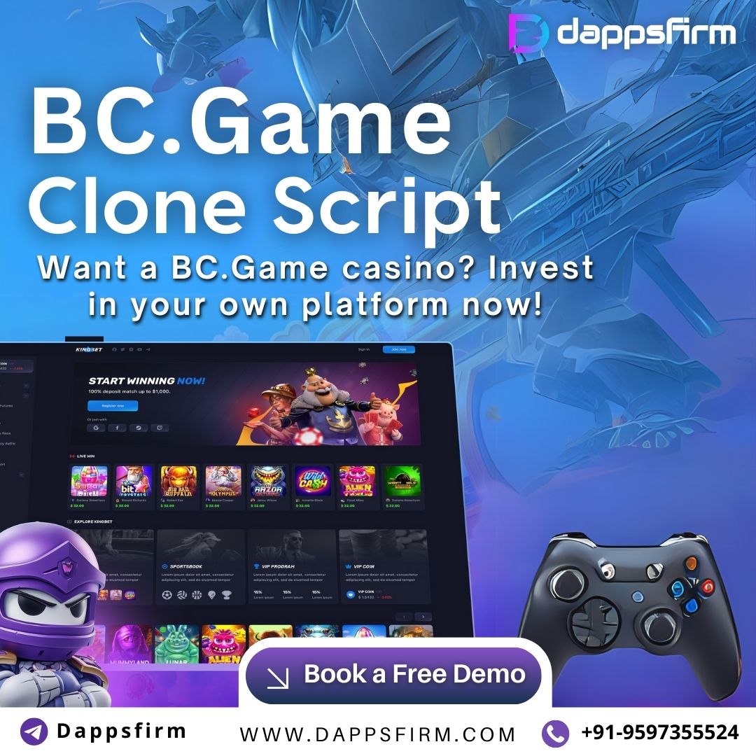 Upgrade your online gaming business with a bcgame clone app that attracts loyal players.