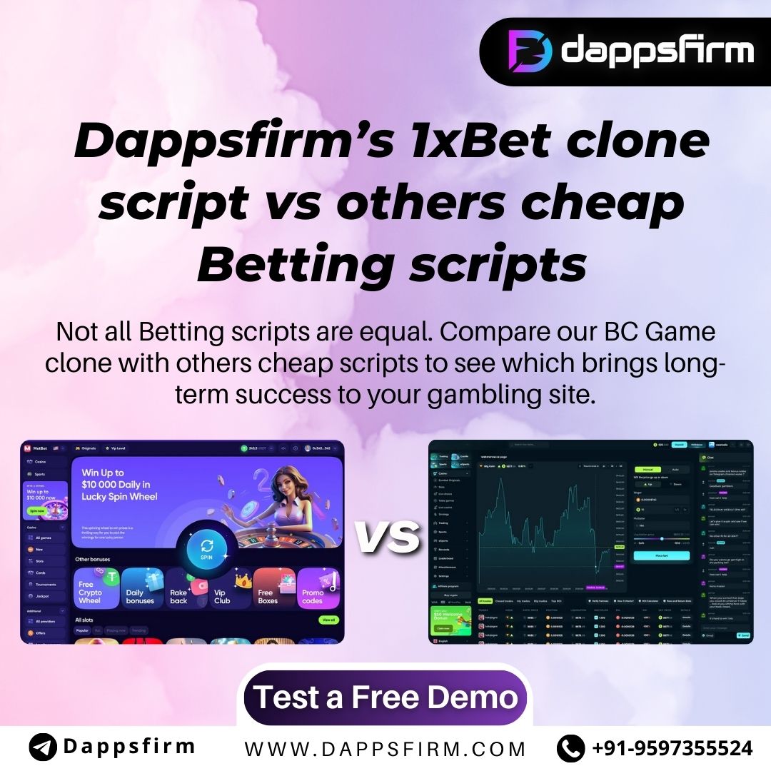Trust Dappsfirm’s 1xbet clone script – where quality meets performance.
