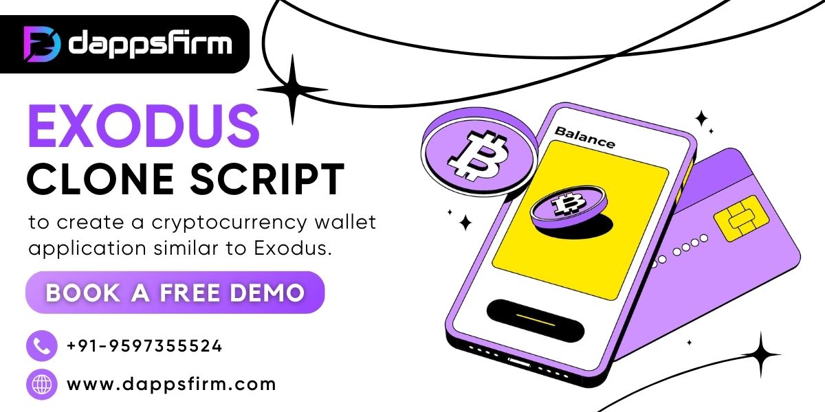 Bespoke Exodus wallet clone script crafted for high-performance and low-cost entry