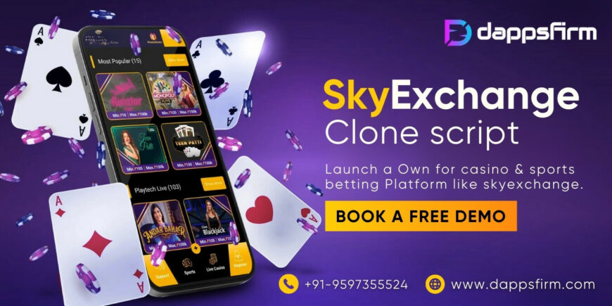 Bespoke SkyExchange clone software designed to scale and power your casino brand