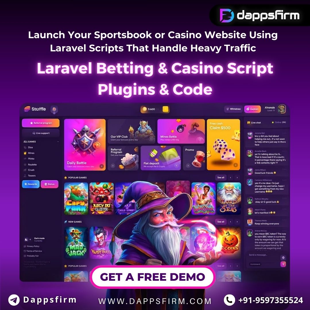 Save Months of Development Time by Using Ready-Made Laravel Casino Source Code
