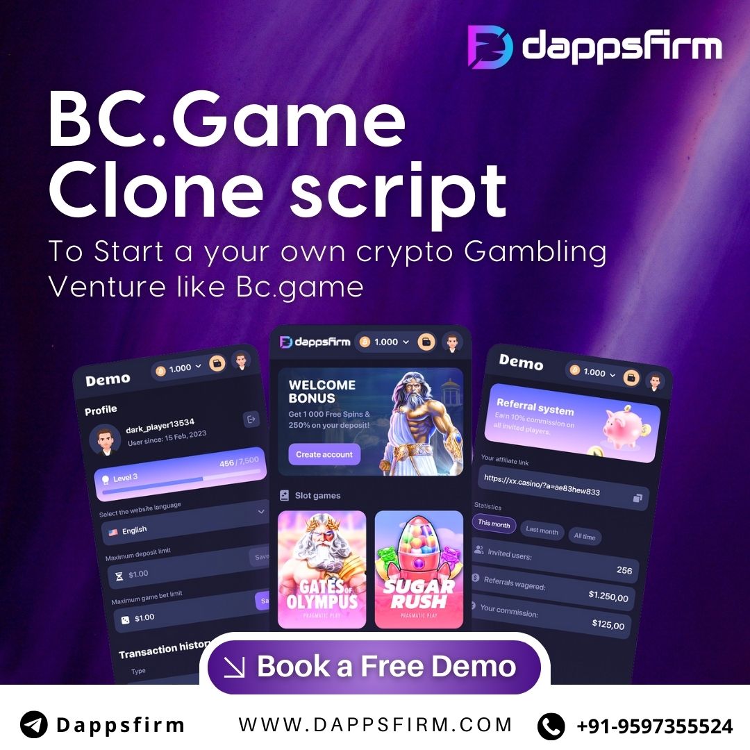 Launch a top-tier casino with BC.Game clone script