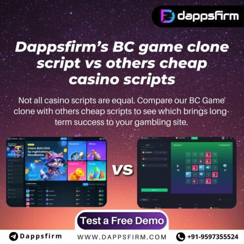 Choose Dappsfirm for a BC game clone script that delivers on every level.