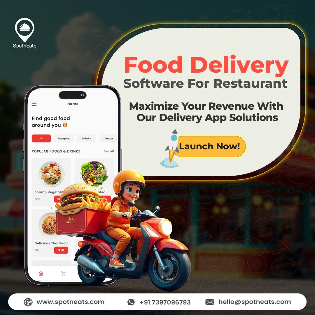 Build Your Best Food Delivery App With SpotnEats