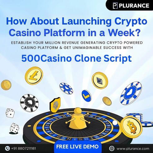 500Casino Clone Script: Your Gateway to the Crypto Gaming Market