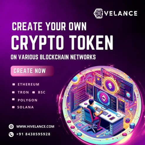 Cryptocurrency Token Development Services – Hivelance