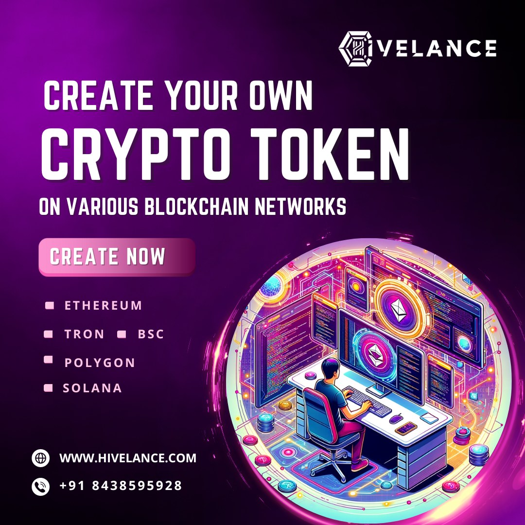 Cryptocurrency Token Development Services – Hivelance